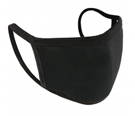 High Quality, Comfortable to Wear, Protective Cotton Face Masks, Available in 3 Sizes – Black